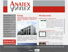Tablet Screenshot of anatex.pl